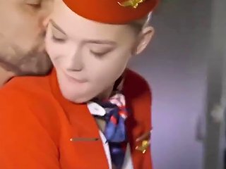 Stewardess Airplane Fucking Girl